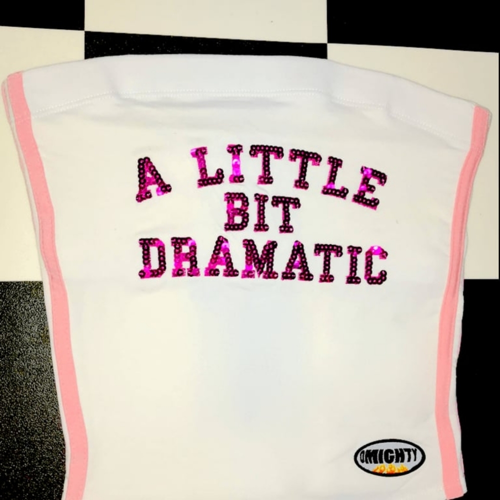 Mean Girls 'A LITTLE BIT DRAMATIC' Sequin Tube Top